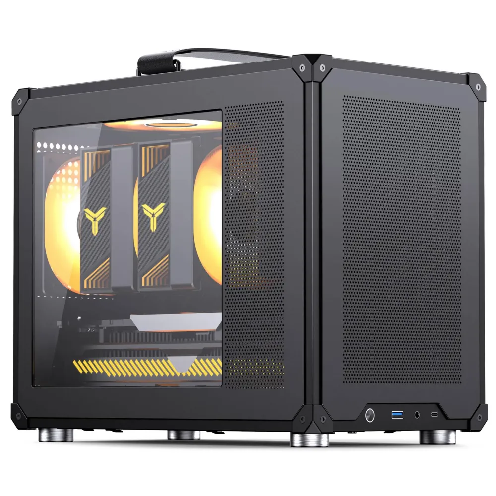 Кутия Jonsbo C6 MAX Micro-ATX - Black