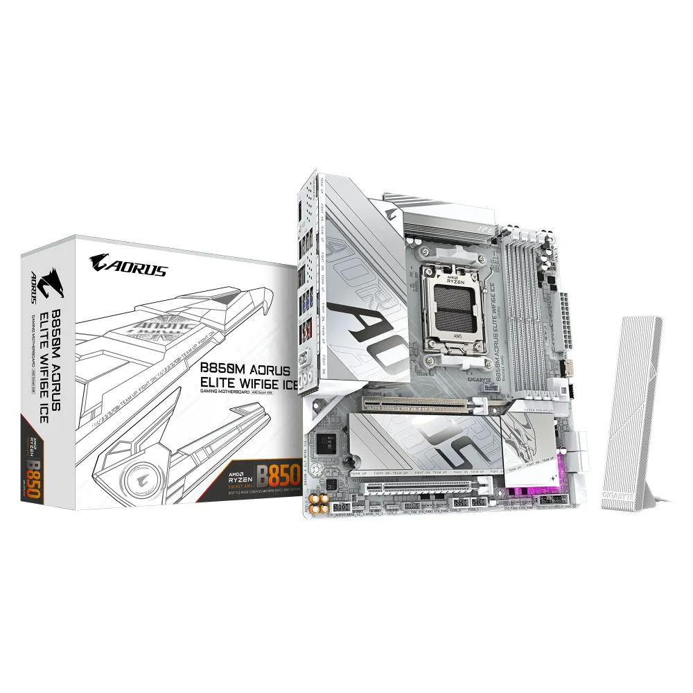 Дънна платка GIGABYTE B850M AORUS ELITE WIF6E ICE socket AM5