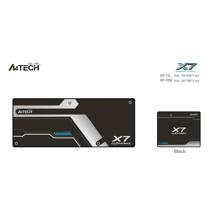 A4Tech X7 Геймърски пад за мишка XP-70L, размер, 750 x 300 x 3mm
