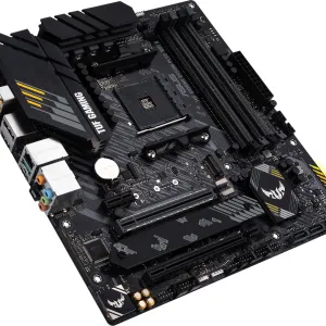 Дънна платка ASUS TUF GAMING B550M-PLUS WIFI II, AMD AM4, micro ATX, 4x DDR4, dual M.2, Wi-Fi 6, PCIe 4.0, Aura Sync RGB