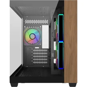Кутия CoolerMaster Elite 481 Wood - Черна Кутия CoolerMaster Elite 481 Wood - Черна