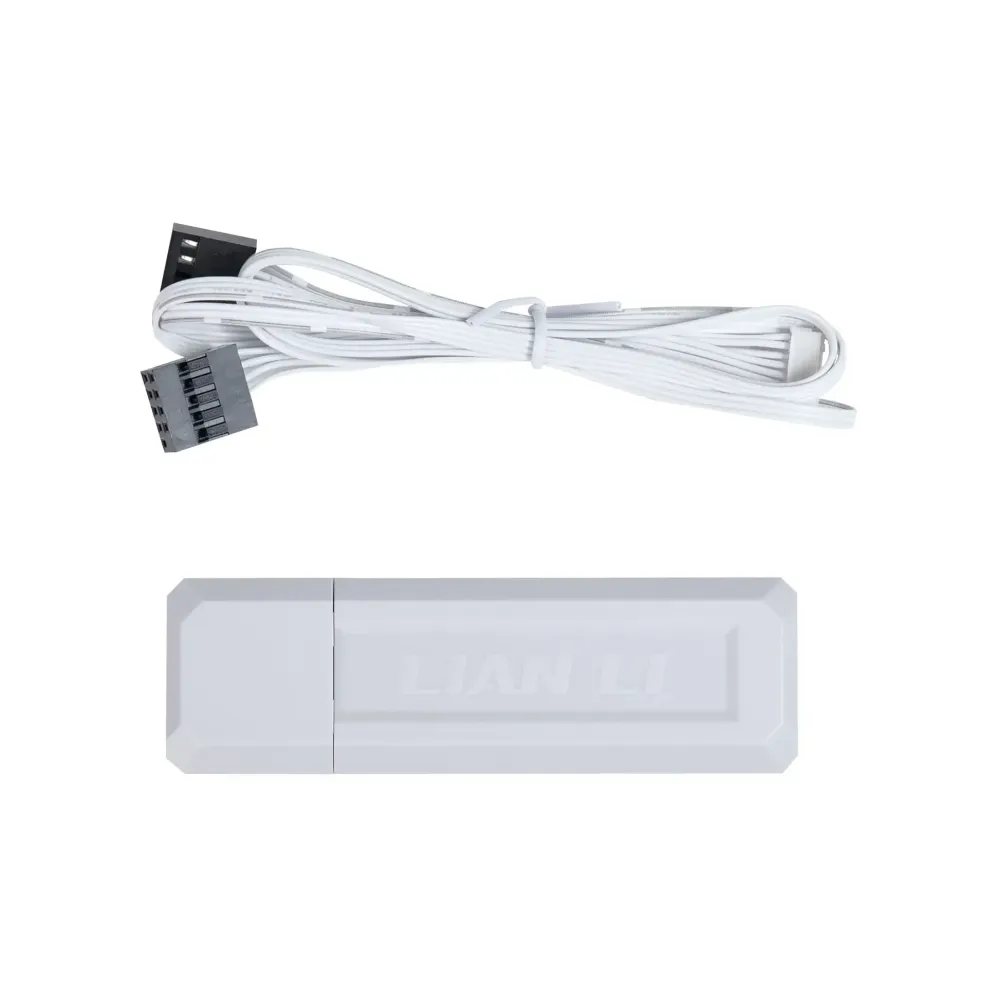 Вентилатори 3бр Lian Li UNI FAN SL Wireless LCD Reverse Blade ARGB PWM - 120 mm Бели