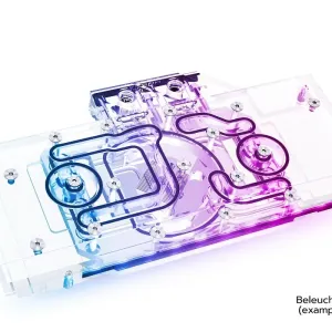 Воден блок за видео карта Alphacool Eisblock Aurora Acryl GPX-A Radeon RX 6700XT Reference with Backplate