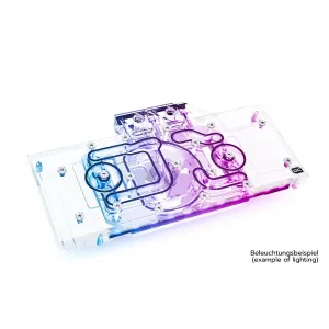 Воден блок за видео карта Alphacool Eisblock Aurora Acryl GPX-A Radeon RX 6700XT Reference with Backplate