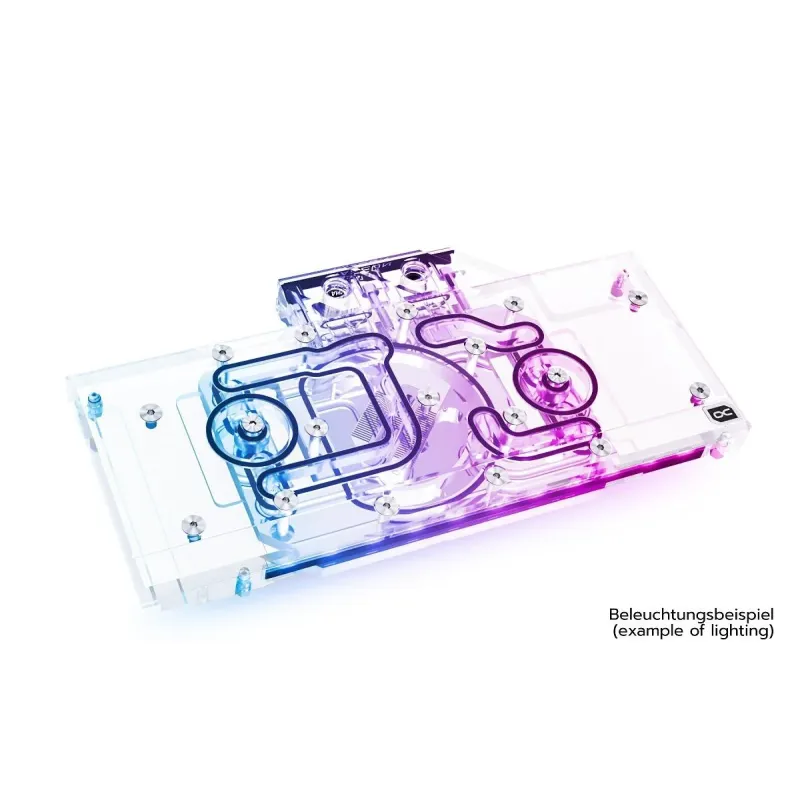 Воден блок за видео карта Alphacool Eisblock Aurora Acryl GPX-A Radeon RX 6700XT Reference with Backplate Воден блок за видео карта Alphacool Eisblock Aurora Acryl GPX-A Radeon RX 6700XT Reference with Backplate