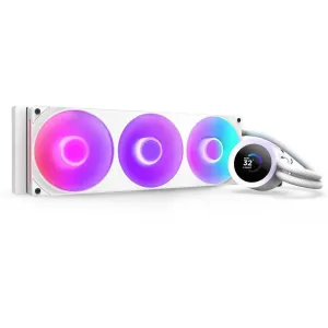 Охладител за процесор NZXT Kraken Plus 360 RGB LCD Display - White