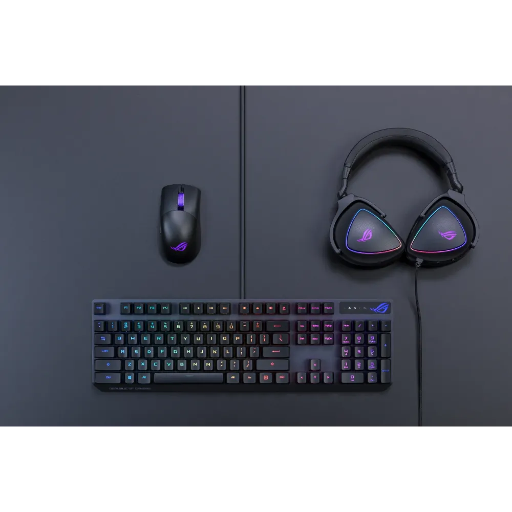 Геймърски слушалки ASUS ROG Delta S, USB-C, Aura Sync RGB
