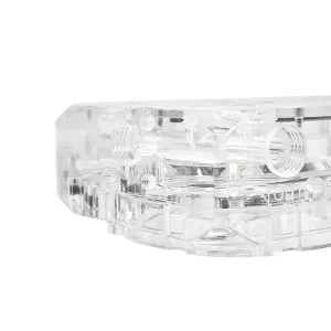 Адаптер приставка с вътрешна и външна резба Alphacool Eisdecke D5 Dual Acrylic Attachment 3x 1/4