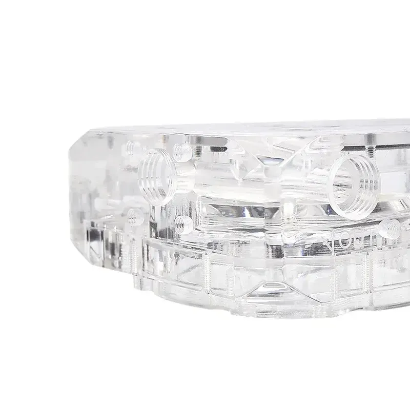 Адаптер приставка с вътрешна и външна резба Alphacool Eisdecke D5 Dual Acrylic Attachment 3x 1/4