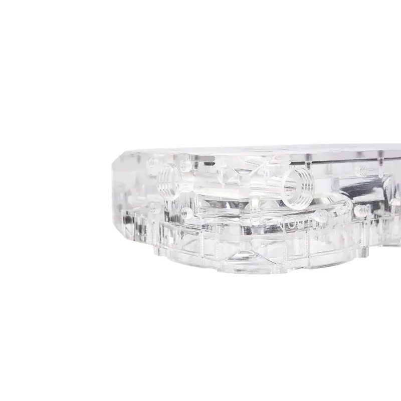 Адаптер приставка с вътрешна и външна резба Alphacool Eisdecke D5 Dual Acrylic Attachment 3x 1/4