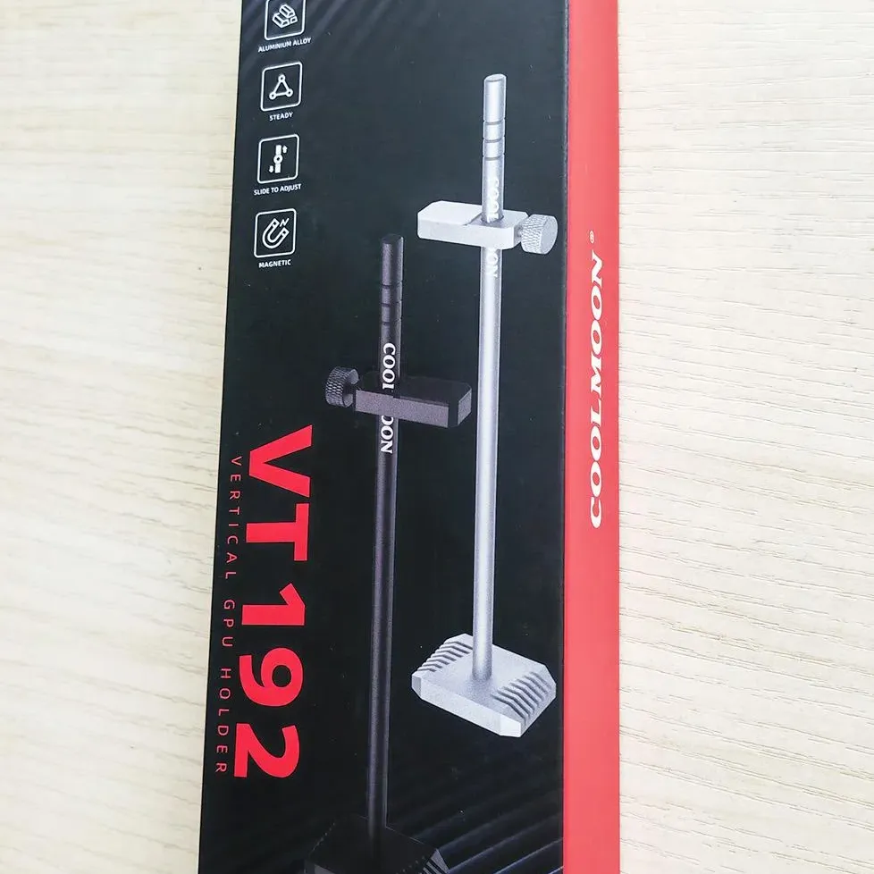 Държач за графична карта COOLMOON CM-VT192, Алуминий, Сребрист