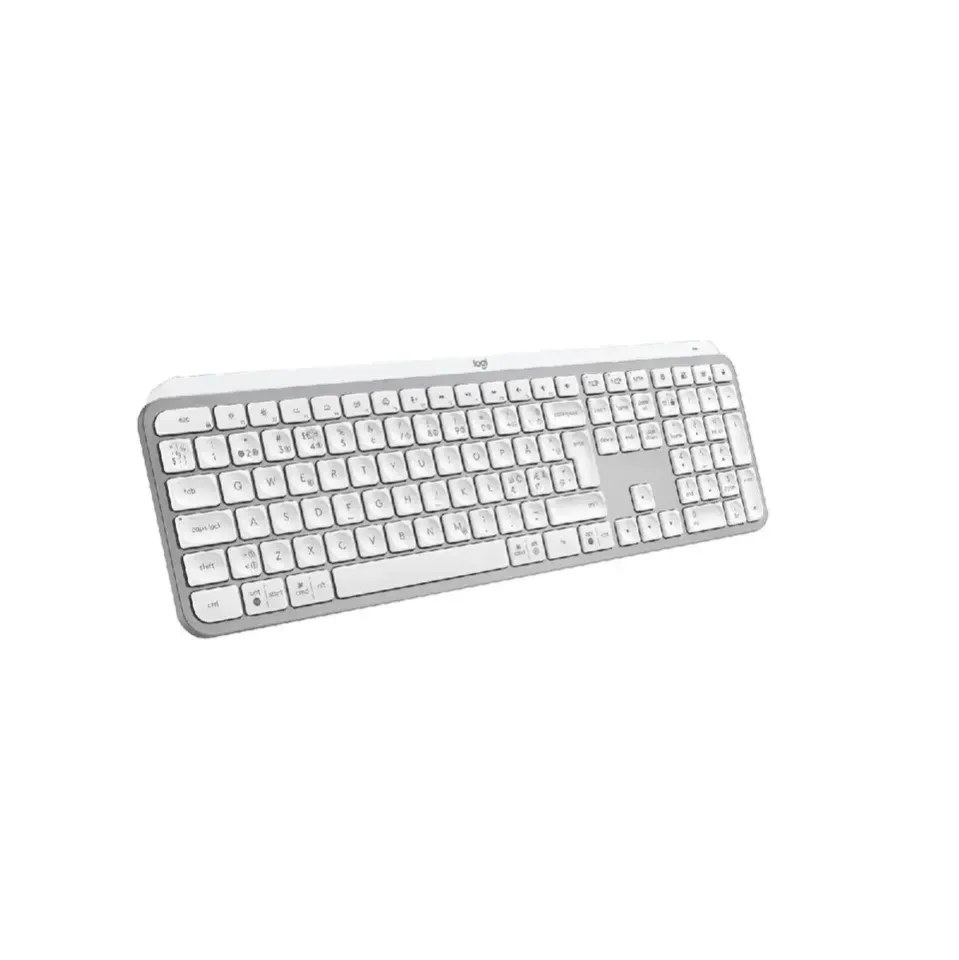 Безжична клавиатура Logitech MX keys S Illuminated, Pale gray Безжична клавиатура Logitech MX keys S Illuminated, Pale gray