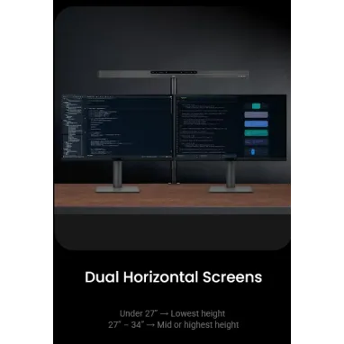 Лампа за четене за монитор BenQ Table ScreenBar Max silver