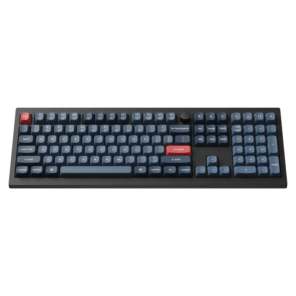Механична клавиатура Keychron V6 MAX QMK Carbon Black - Wireless, Full-Size Механична клавиатура Keychron V6 MAX QMK Carbon Black - Wireless, Full-Size