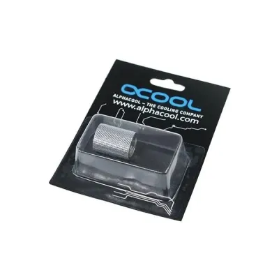 Муфа Alphacool, Вътрешна резба G1/4 AG - G1/4 AG, Хром Муфа Alphacool, Вътрешна резба G1/4 AG - G1/4 AG, Хром