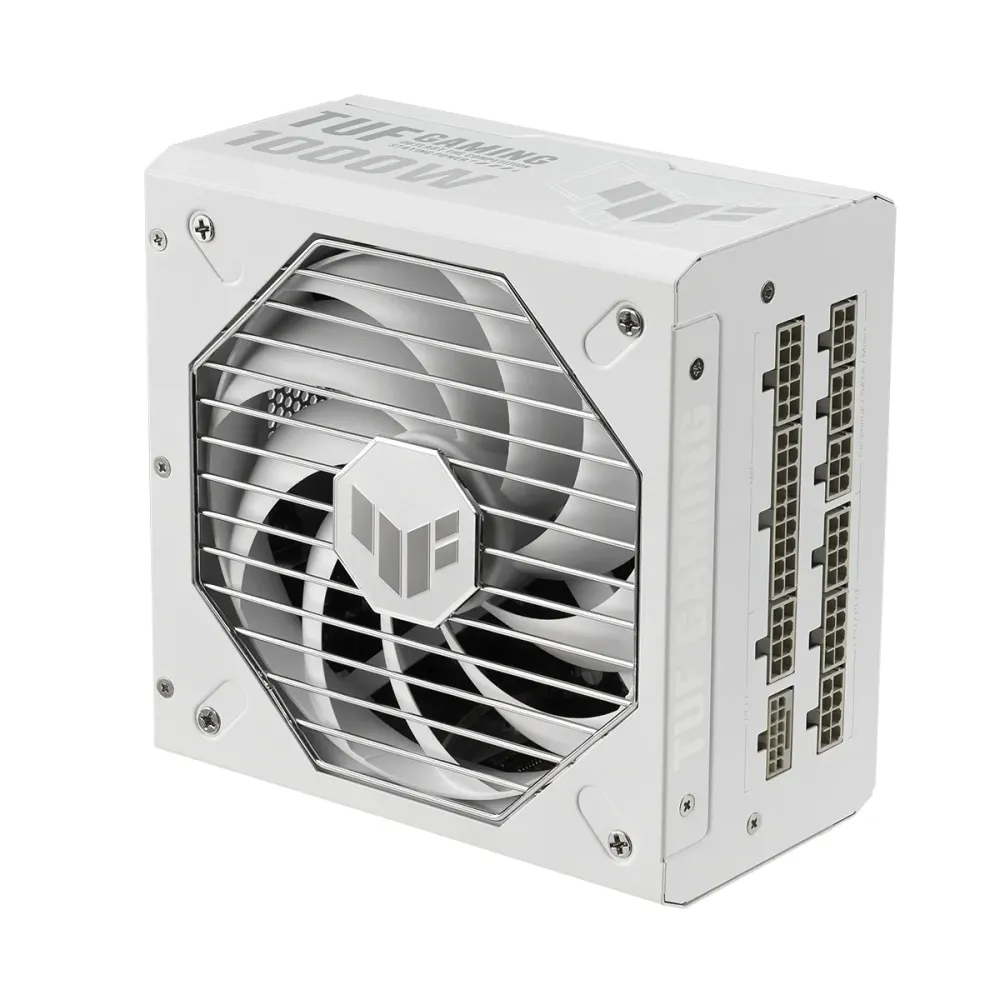Захранващ блок ASUS TUF Gaming White 1000W 80+ Gold PCIe 5.1, Fully Modular