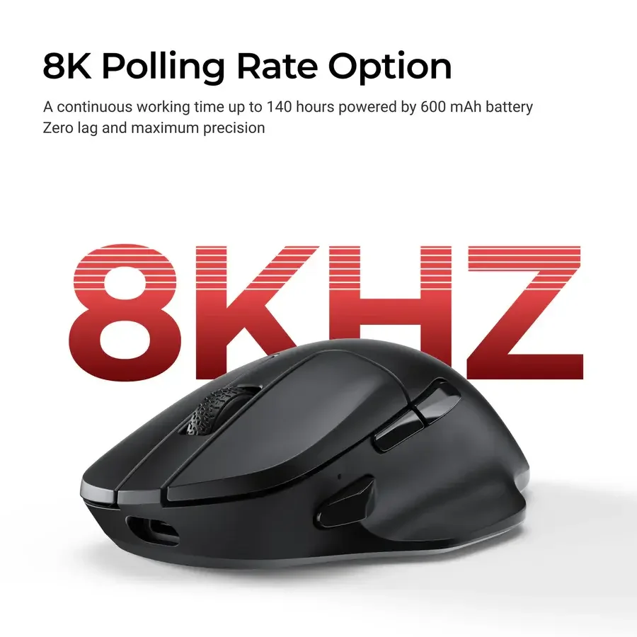 Безжична мишка Keychron M7-A23 8000Hz - Black Безжична мишка Keychron M7-A23 8000Hz - Black