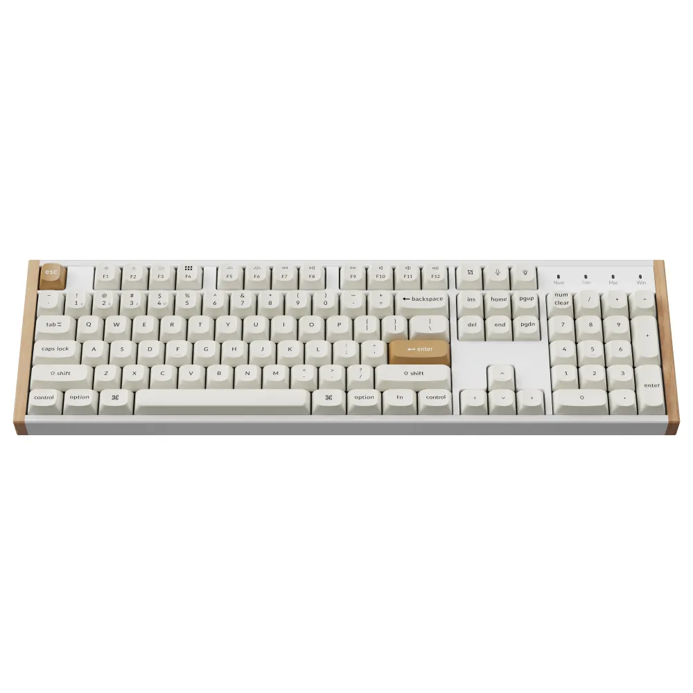 Геймърска безжична Механична клавиатура Keychron K10 HE Magnetic Switch - White Special Edition Геймърска безжична Механична клавиатура Keychron K10 HE Magnetic Switch - White Special Edition