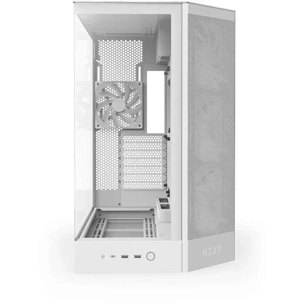 Кутия NZXT H9 Flow RGB Dual-Chamber - White