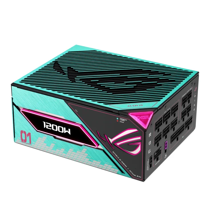 Захранващ блок ASUS ROG Thor 1200W Platinum III Hatsune Miku Edition Захранващ блок ASUS ROG Thor 1200W Platinum III Hatsune Miku Edition