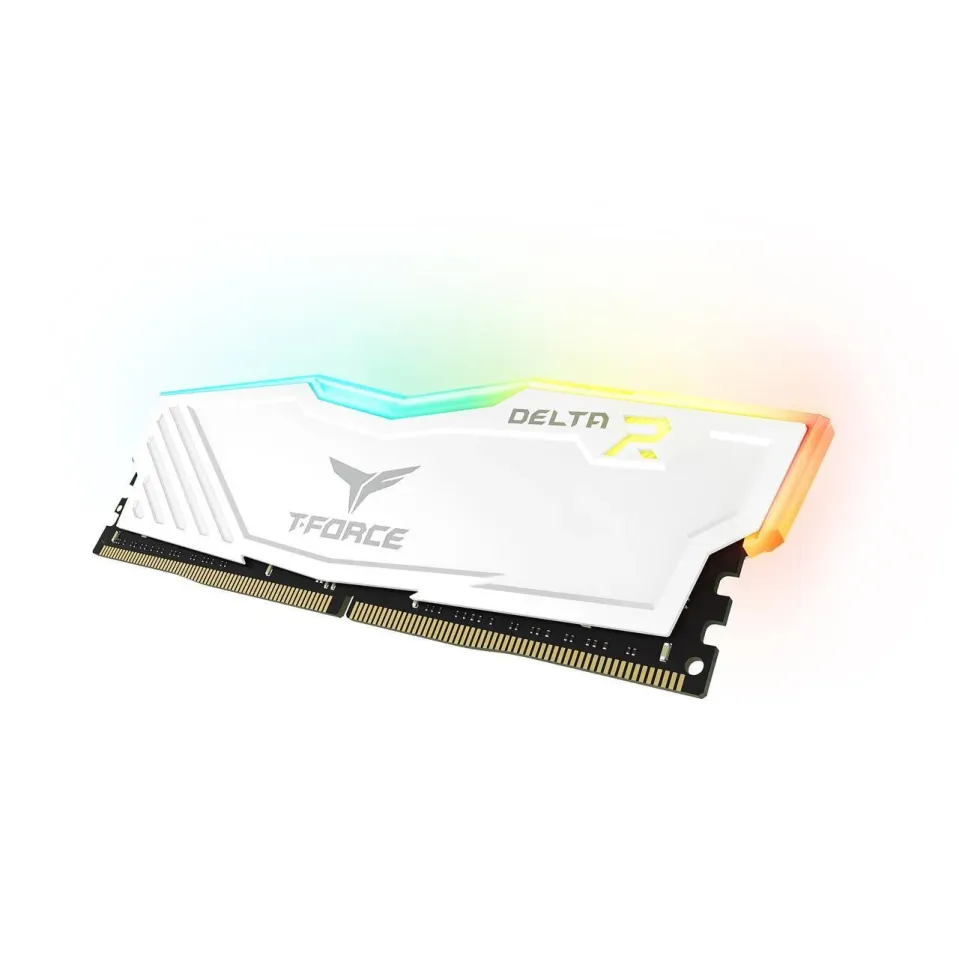 Памет Team Group T-Force Delta RGB White DDR4 16GB (2x8GB) 3200MHz 1.35V Памет Team Group T-Force Delta RGB White DDR4 16GB (2x8GB) 3200MHz 1.35V