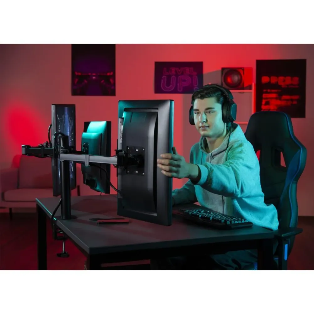 Стойка за монитор HAMA, 3 монитора, 13