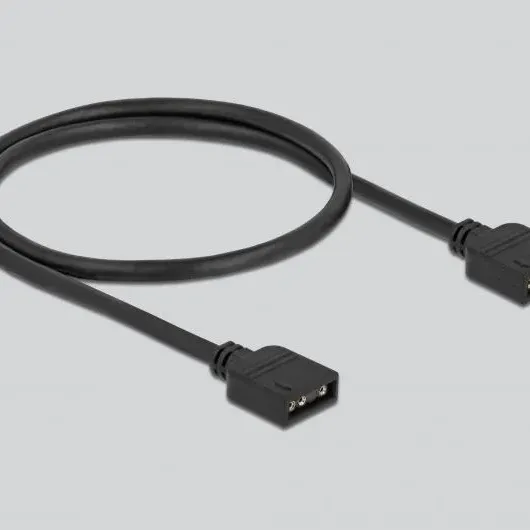 RGB хъб Delock, 10 портов ARGB LEDs, Черен