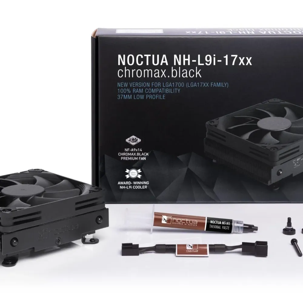 Охладител за процесор Noctua NH-L9i-17xx Chromax.black