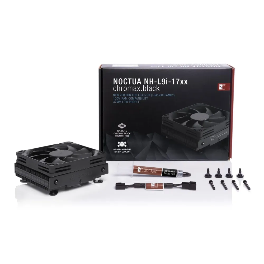 Охладител за процесор Noctua NH-L9i-17xx Chromax.black Охладител за процесор Noctua NH-L9i-17xx Chromax.black