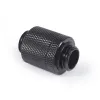 D-Plug Alphacool ES, 20mm, G1/4 AG auf G1/4 AG, Черен мат