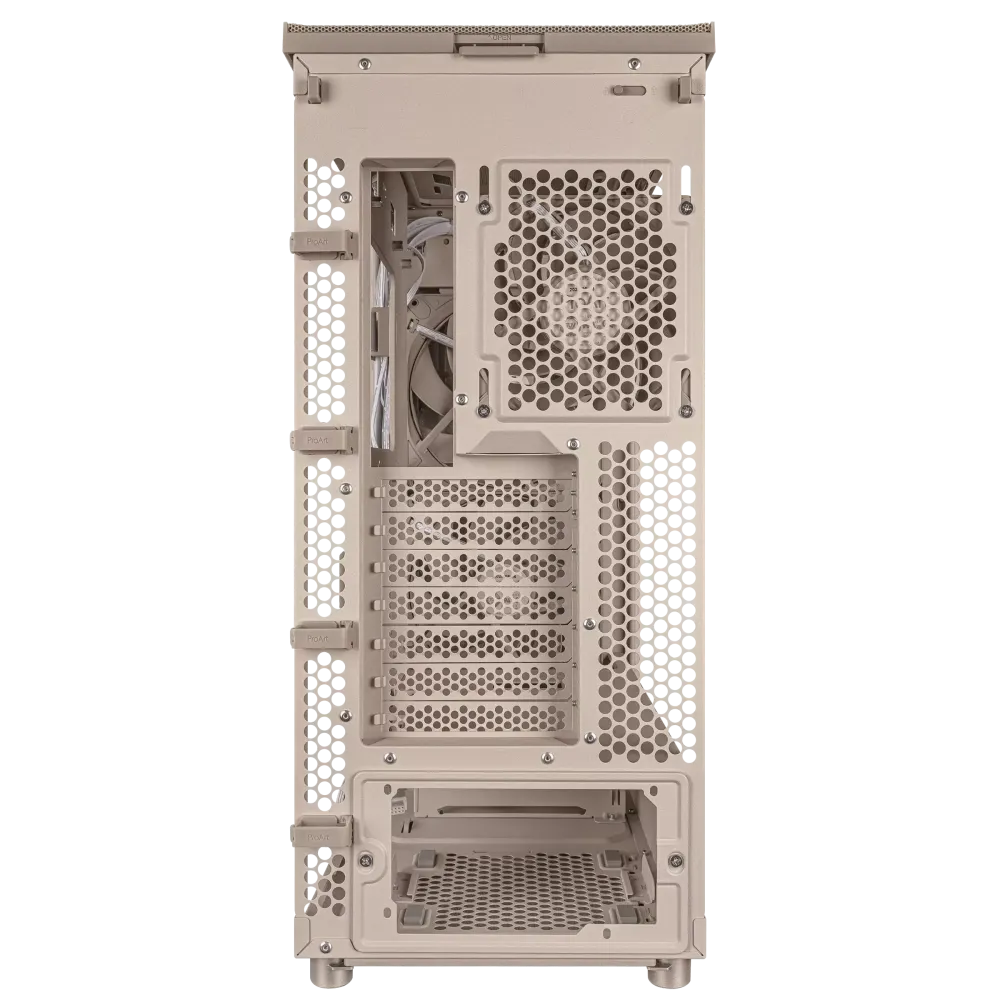 Кутия ASUS ProArt PA401 Wood Edition Beige - Mesh Panel
