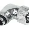 Компресионен фитинг Alphacool, 16/10 - G1/4, 90°, Въртящ се, Хром