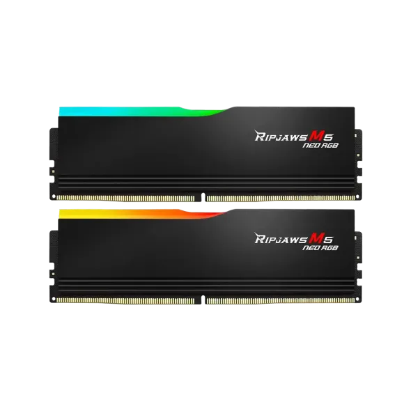 Памет G.SKILL Ripjaws M5 Neo RGB 48GB (2x24GB) DDR5-6000 CL30 - AMD EXPO Памет G.SKILL Ripjaws M5 Neo RGB 48GB (2x24GB) DDR5-6000 CL30 - AMD EXPO