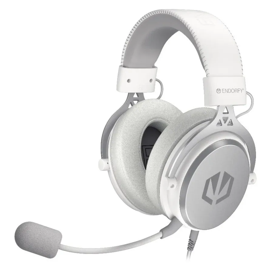 Геймърски слушалки ENDORFY Viro Plus 7.1 USB - Onyx White
