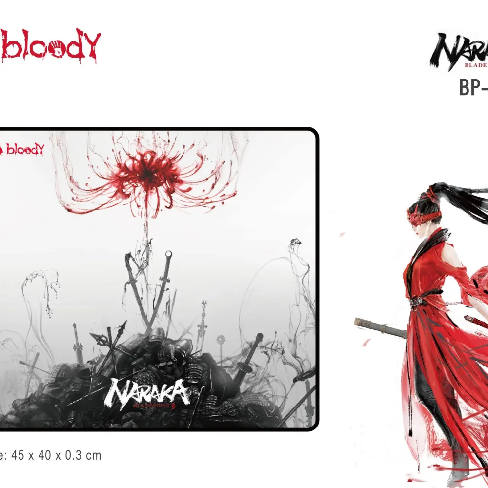 Геймърски пад A4 Bloody BP-45 Naraka, M размер, 450 x 500 x 3mm