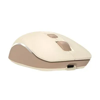 Мишка A4tech FB26CS Air2 Cafe Latte, Dual mode, 2000dpi, Li-Ion батерия, безшумна, Безжична