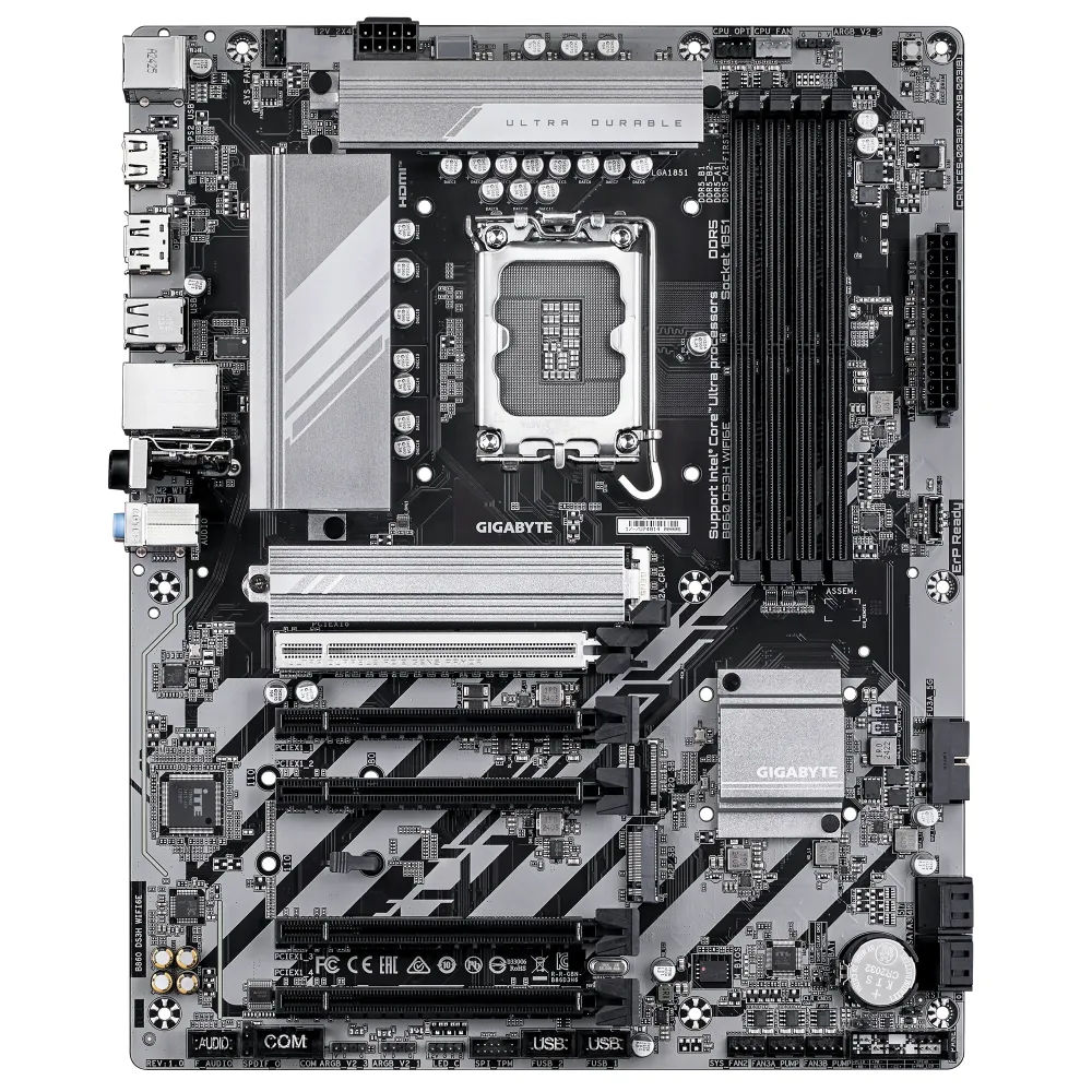 Дънна платка GIGABYTE B860 DS3H WIFI 6E, LGA 1851 Дънна платка GIGABYTE B860 DS3H WIFI 6E, LGA 1851