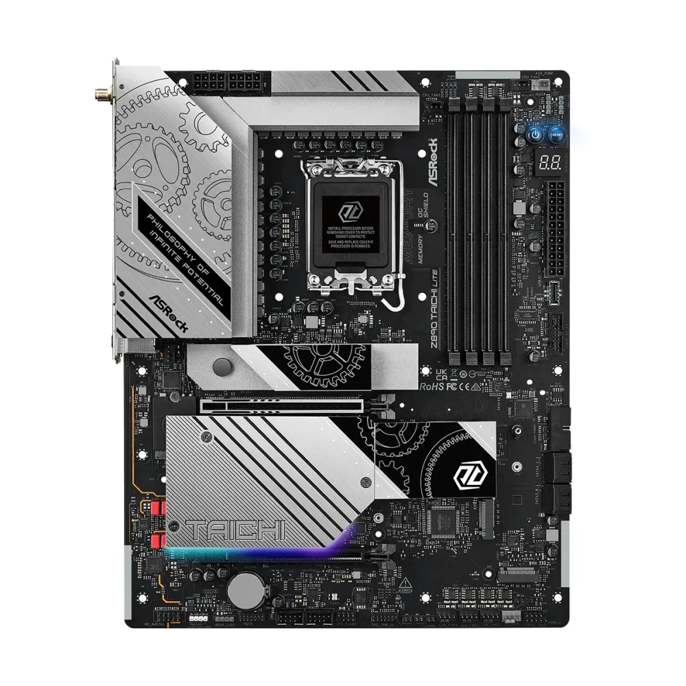 Дънна платка ASRock Z890 TAICHI LITE WIFI, LGA 1851 Дънна платка ASRock Z890 TAICHI LITE WIFI, LGA 1851