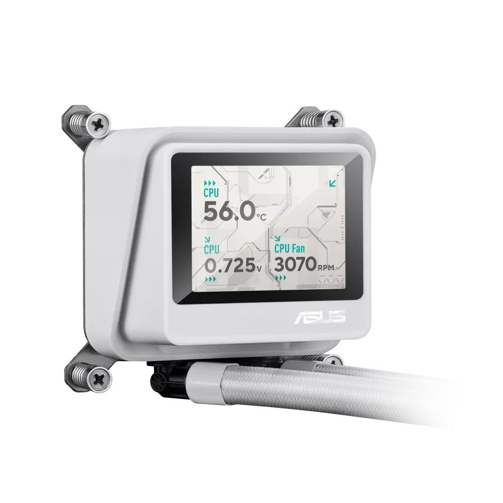 Охладител за процесор ASUS MAX Gaming LC 360 ARGB LCD White Edition