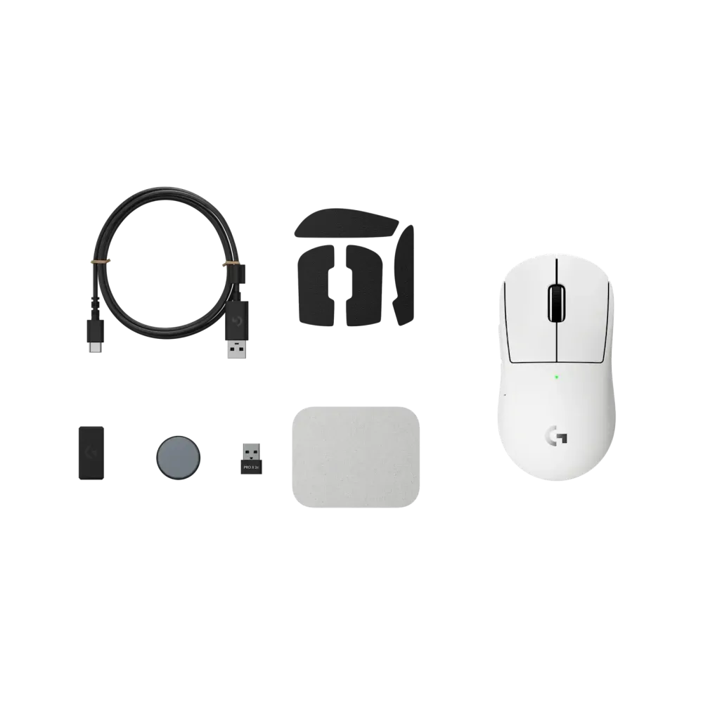 Безжична Мишка Logitech G Pro X Superlight 2c compact, Бяло