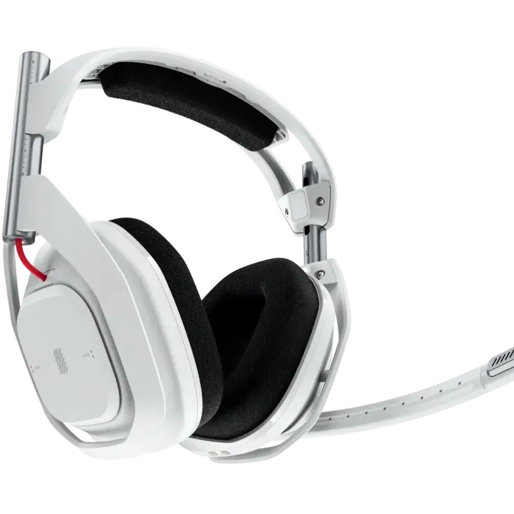 Logitech Astro A50 Lightspeed безжични слушалки с докинг станция, Бели