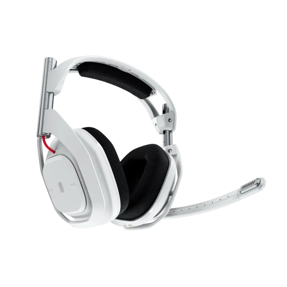 Logitech Astro A50 Lightspeed безжични слушалки с докинг станция, Бели