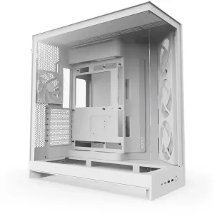 Кутия NZXT H9 Flow RGB Dual-Chamber - White