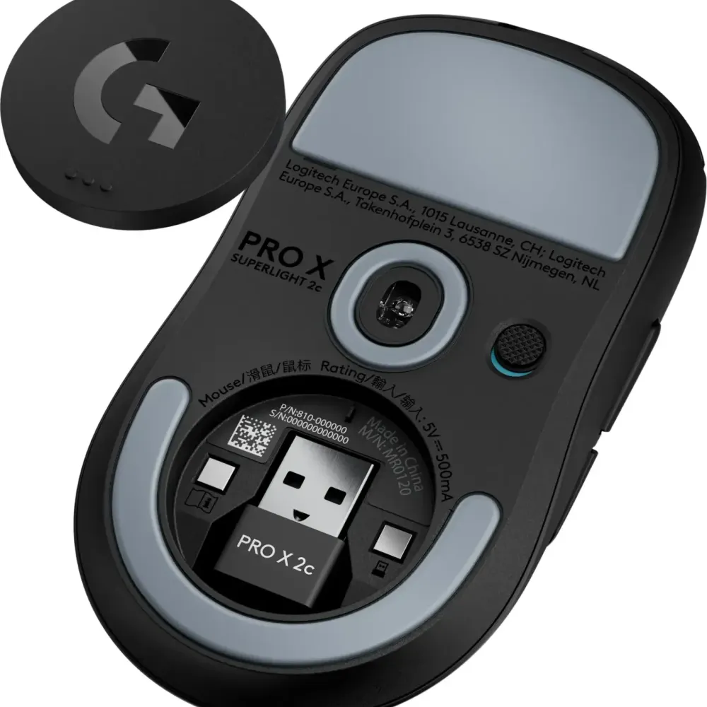 Безжична Мишка Logitech G Pro X Superlight 2c compact, черно