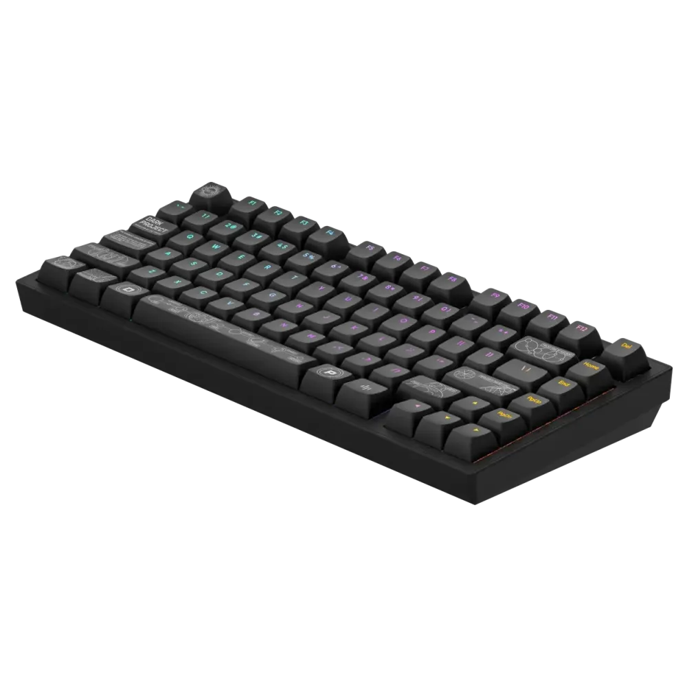 Геймърскa безжична клавиатура Dark Project ALU81A Terra Nova V2 Black RGB
