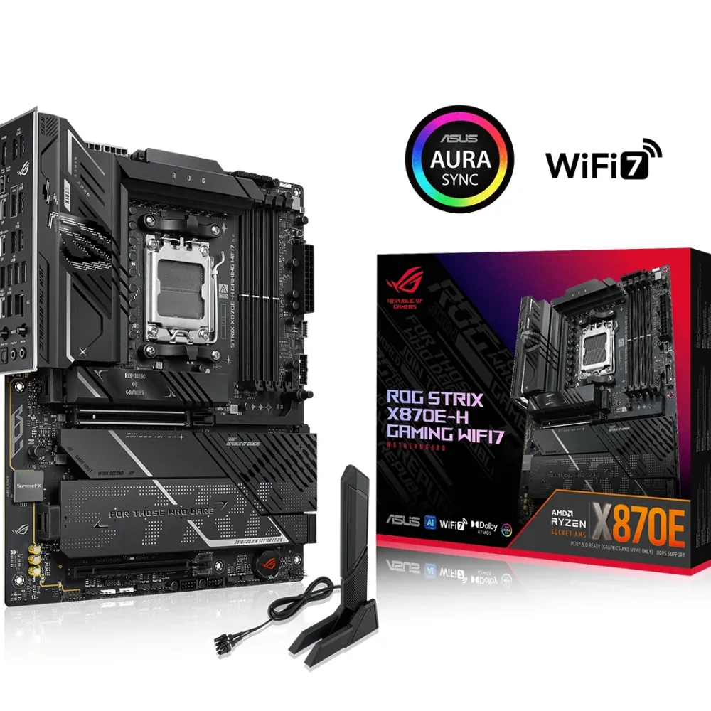 Дънна платка ASUS ROG STRIX X870E-H GAMING WIFI7 AM5 DDR5