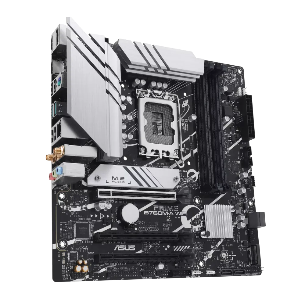Дънна платка ASUS PRIME B760M-A WIFI DDR5, LGA 1700