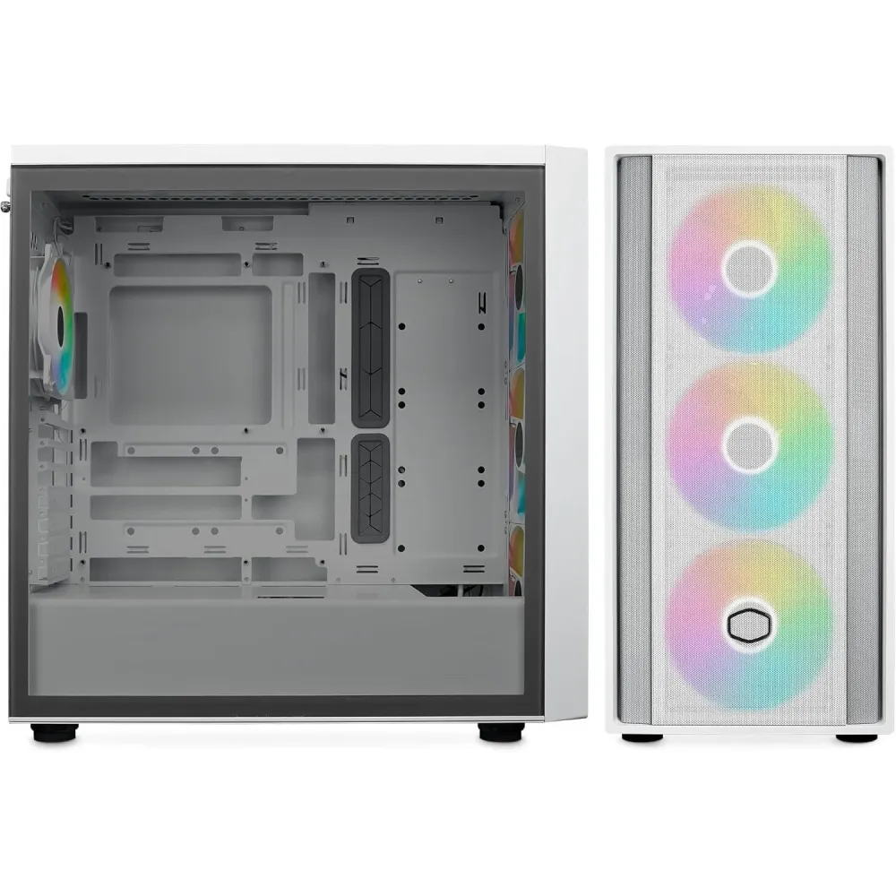 Кутия CoolerMaster MasterBox 600 - White ARGB Кутия CoolerMaster MasterBox 600 - White ARGB