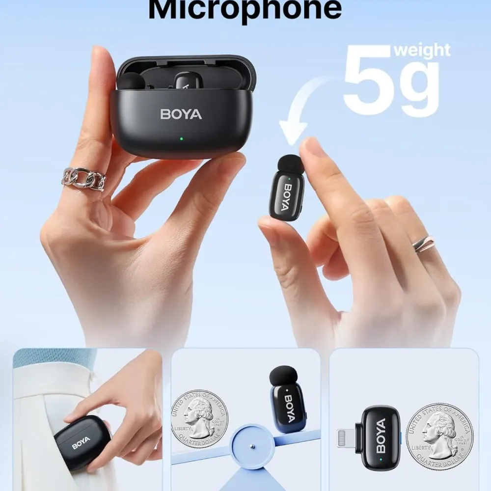 Безжична микрофонна система BOYA Mini 2-03 с Lightning