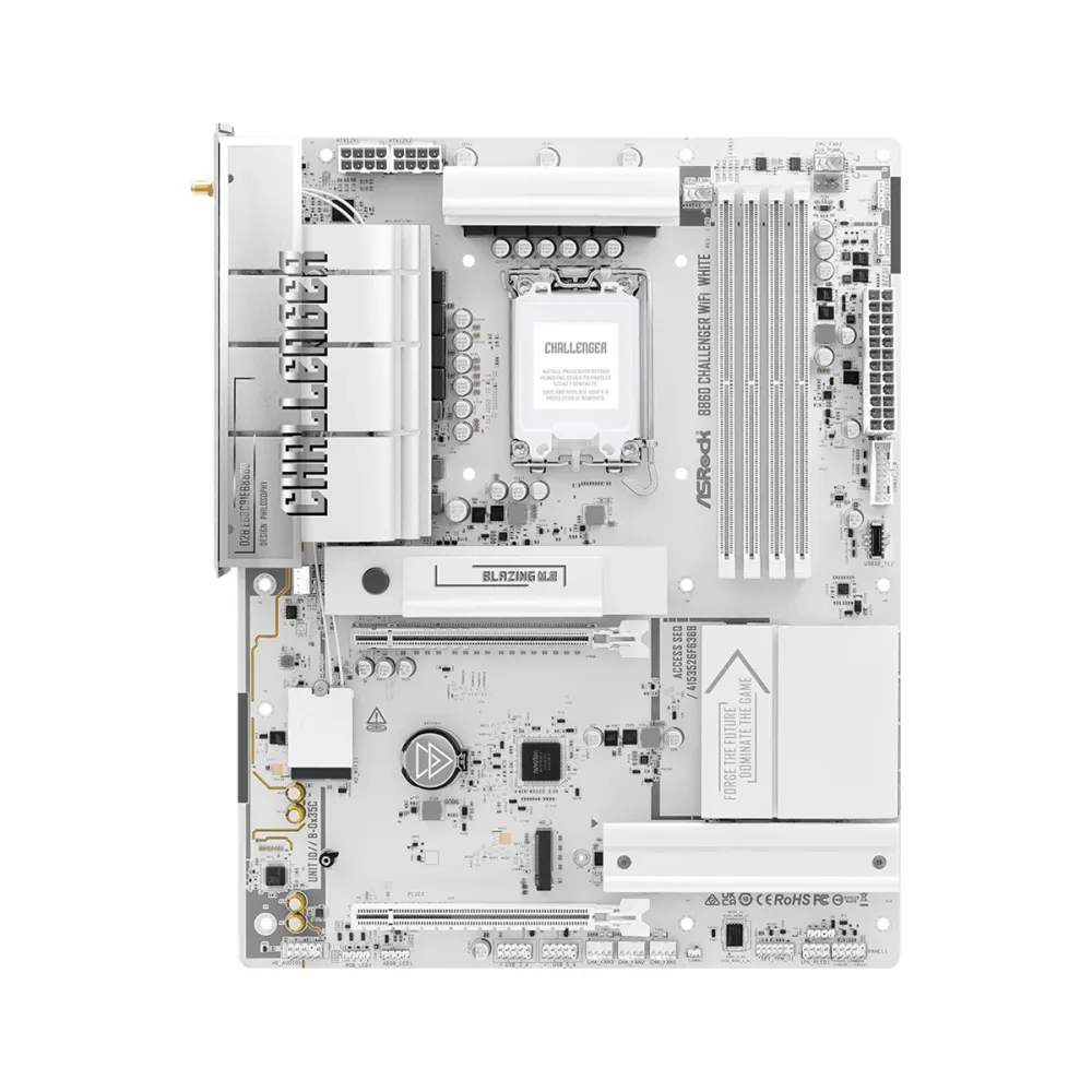 Дънна платка ASRock B860 Challenger White WIFI, LGA 1851 Дънна платка ASRock B860 Challenger White WIFI, LGA 1851